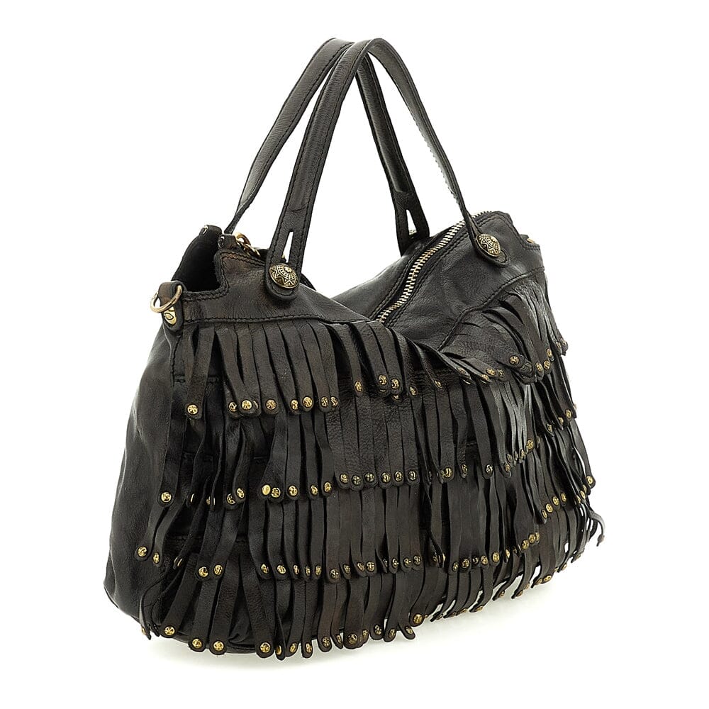 CAMPOMAGGI - Borsa a Mano - Melissa - C042510ND - Grigio Borse Campomaggi