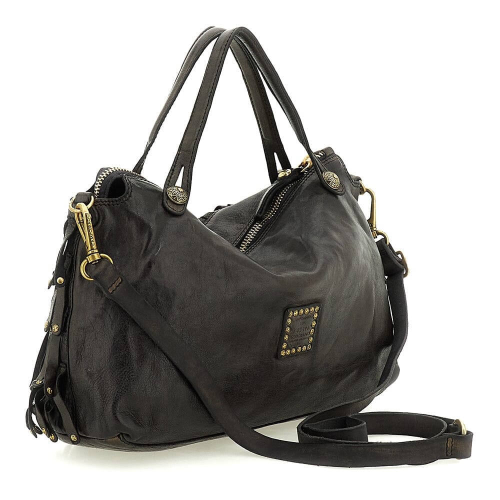 CAMPOMAGGI - Borsa a Mano - Melissa - C042510ND - Grigio Borse Campomaggi