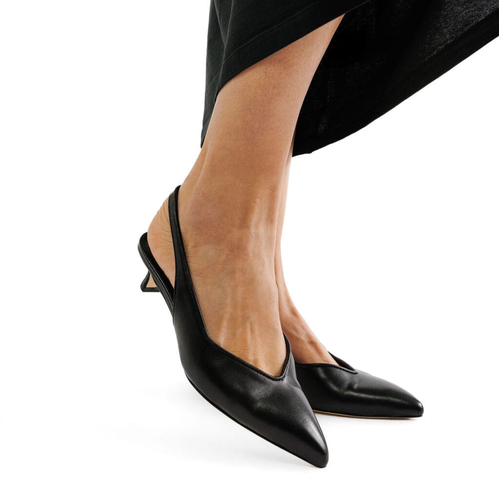 L' ARIANNA - Sling Back - CH2529 - Nero Scarpe Donna L'Arianna