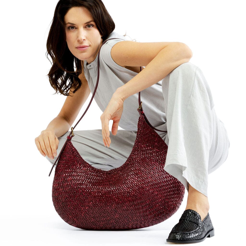 DRAGON DIFFUSION - Borsa a spalla - 8022 - Luna Piena - Bordeaux DRAGON