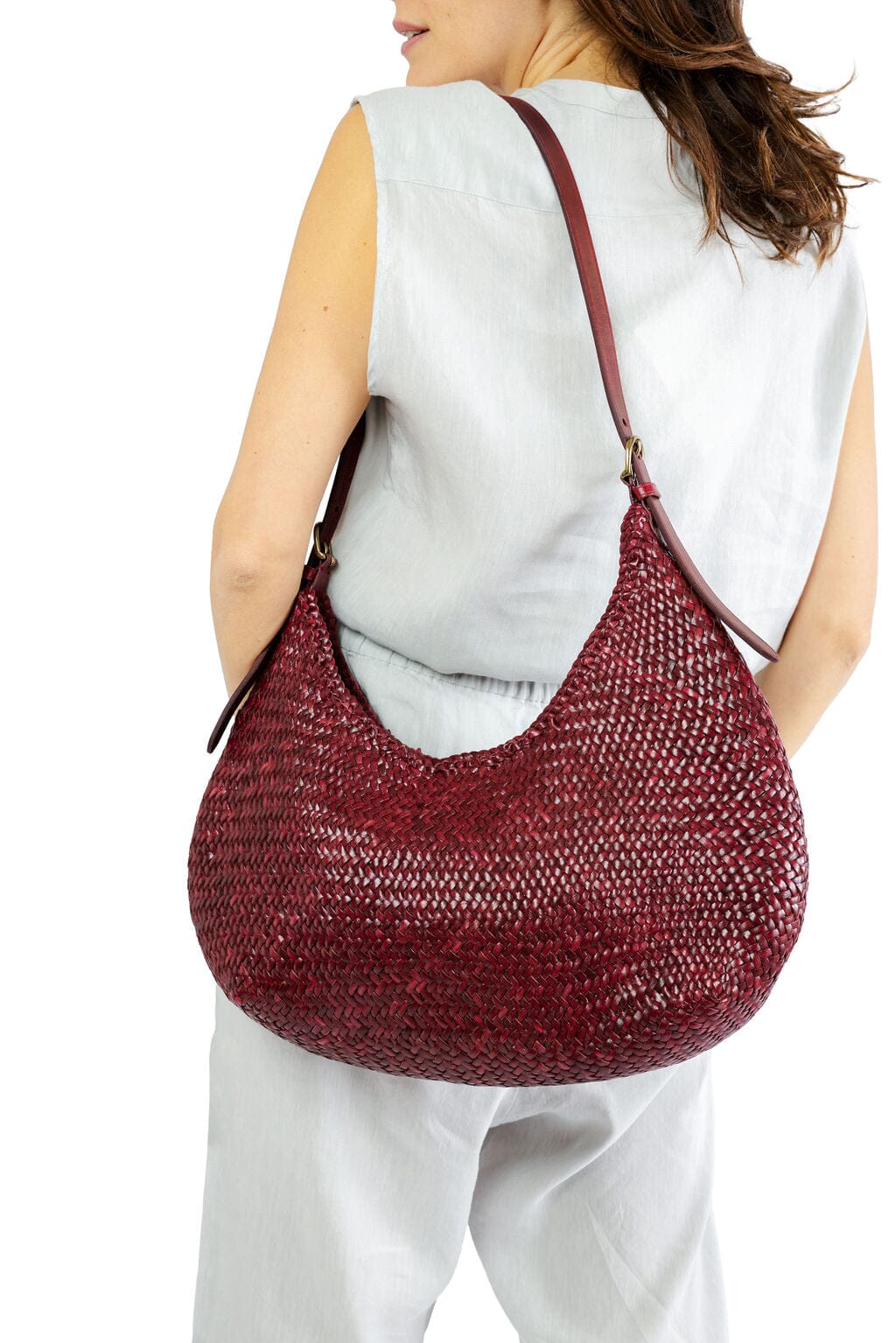 DRAGON DIFFUSION - Borsa a spalla - 8022 - Luna Piena - Bordeaux DRAGON