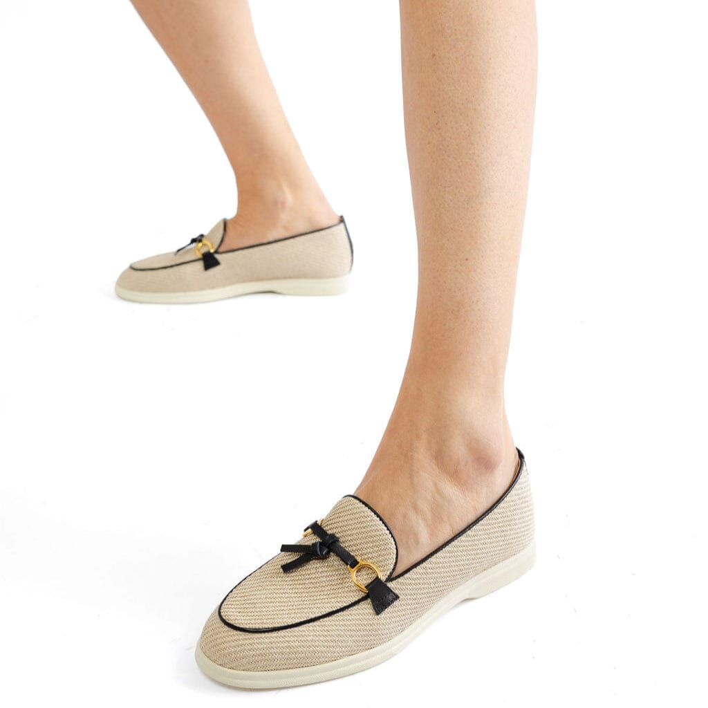 HENDERSON - Mocassino - ZOE - Rafia Naturale Scarpe Donna HENDERSON - Collezione Donna