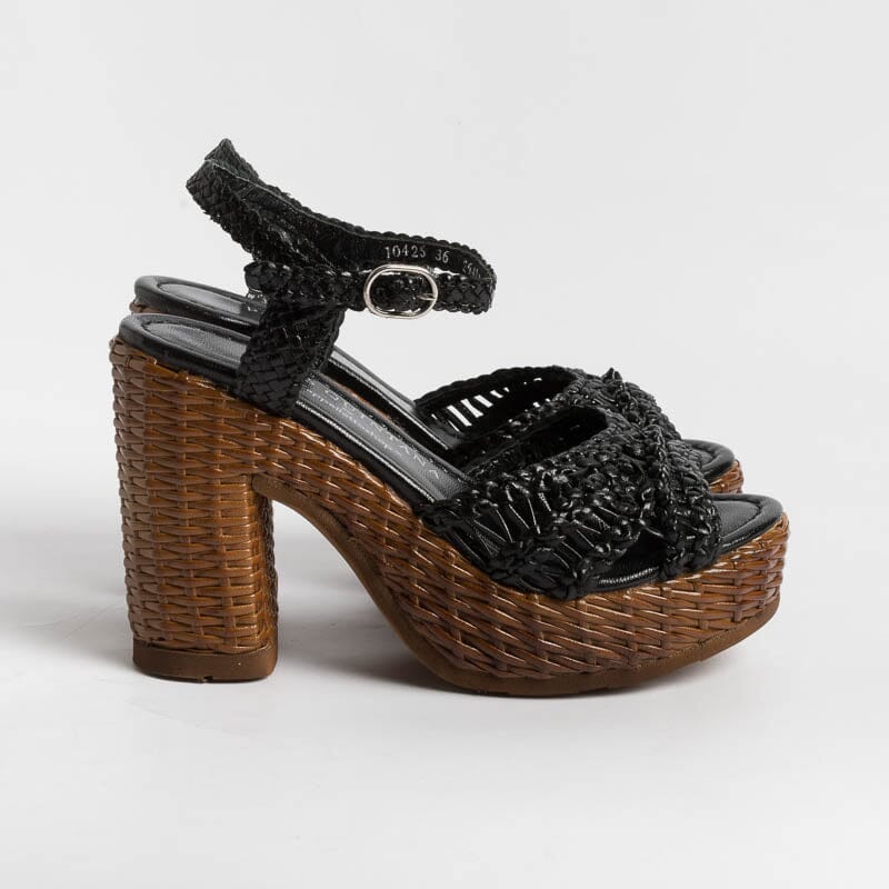 PONS QUINTANA - Sandalo - CANNES - 10425 - Nero Scarpe Donna PONS QUINTANA
