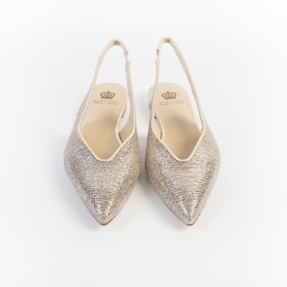 L' ARIANNA - Sling Back - CH2550 - Moon Platino Scarpe Donna L'Arianna