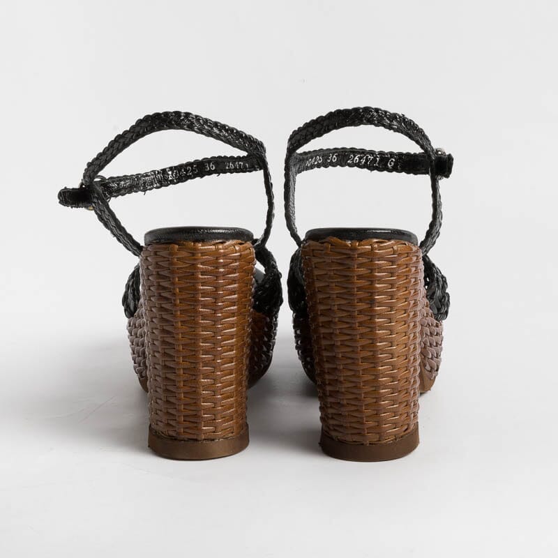 PONS QUINTANA - Sandalo - CANNES - 10425 - Nero Scarpe Donna PONS QUINTANA