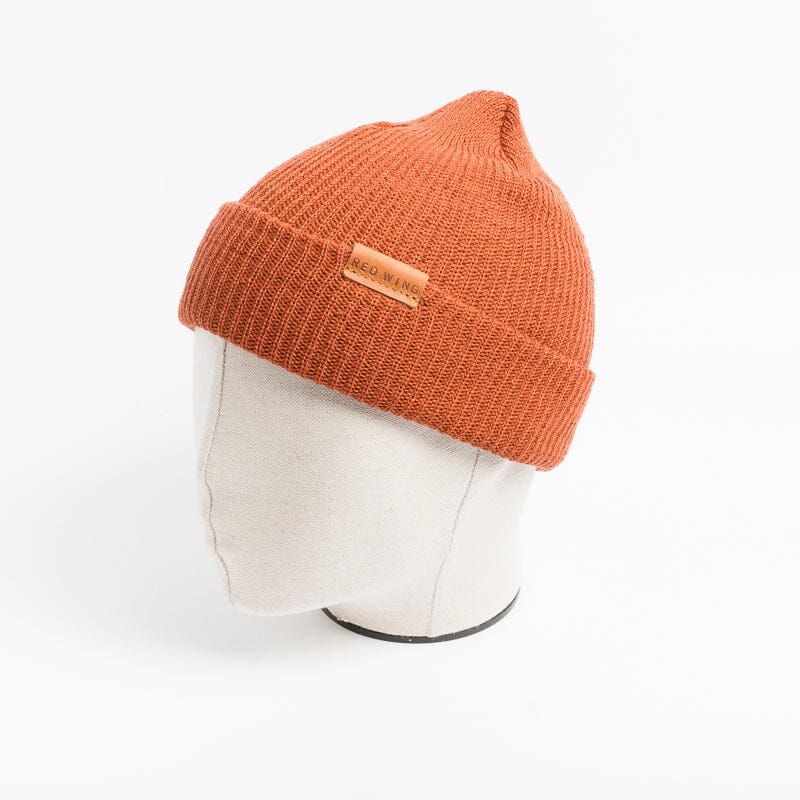 RED WING SHOES - 97497 merino wool Cap - Rust Accessori Uomo Red Wing Shoes