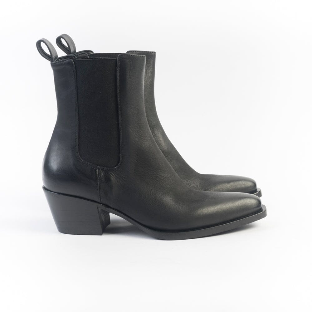 STRATEGIA - Stivaletto Texano A5812 - Nero Boston Scarpe Donna Strategia