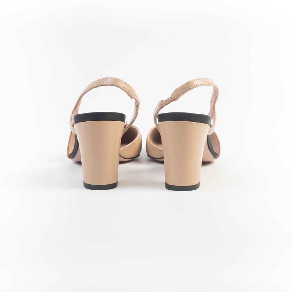 ROBERTO FESTA - Sling Back - FICUS - Bicolor Nero Beige Scarpe Donna Roberto Festa