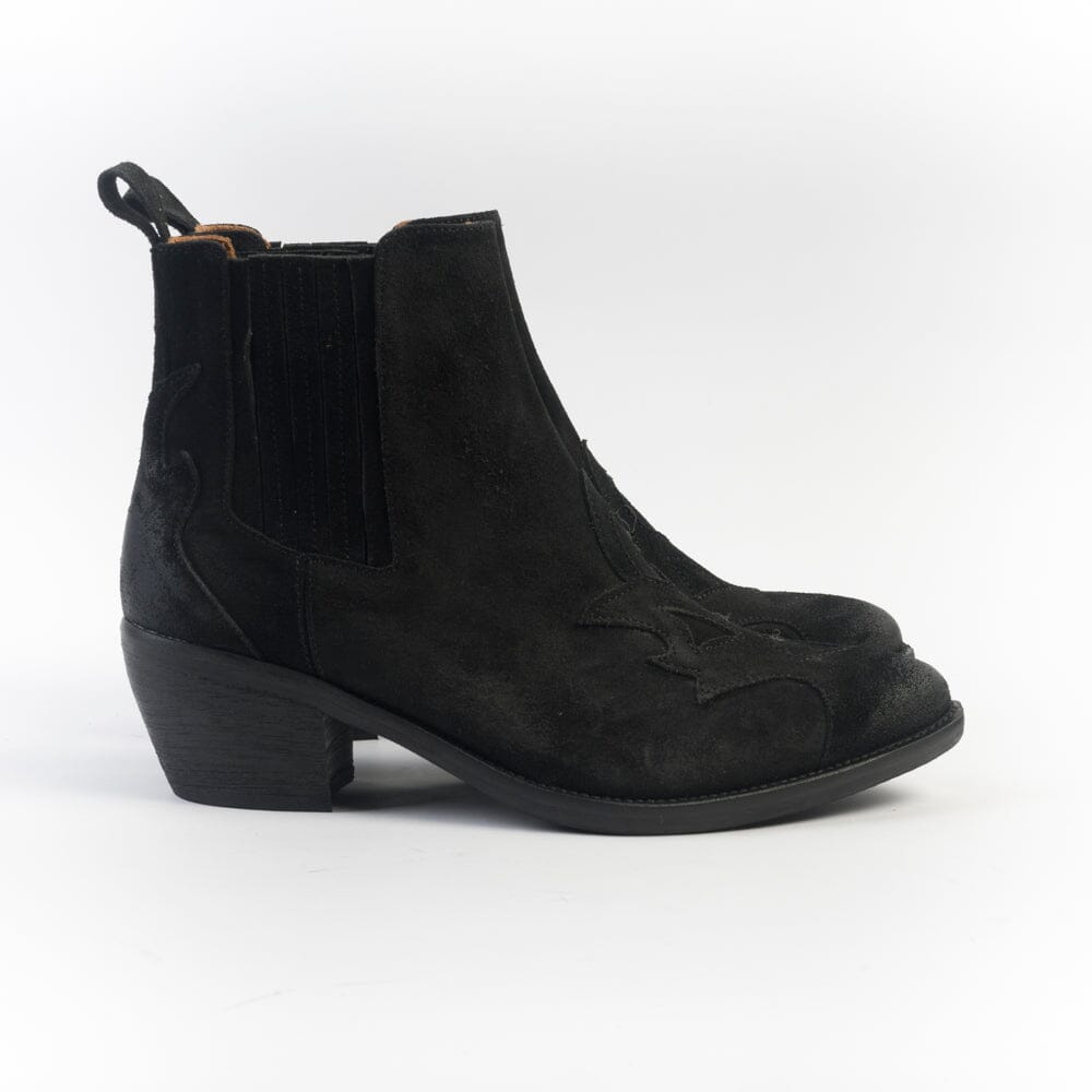 CAPPELLETTOSHOP - Stivaletto Texano 9500 - Sayo Nero Scarpe Donna CAPPELLETTO 1948