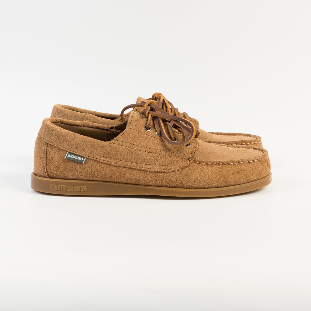 SEBAGO - Docksides Portland Suede - Scarpa da Barca - 71113HW - Cognac Scarpe Uomo Sebago