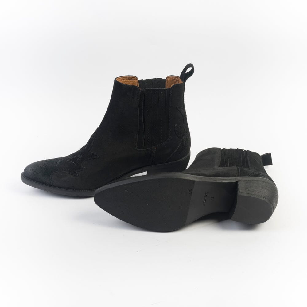CAPPELLETTOSHOP - Stivaletto Texano 9500 - Sayo Nero Scarpe Donna CAPPELLETTO 1948