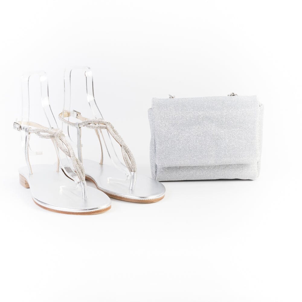 ROBERTO FESTA - Pochette con tracolla - Carol - Moon Argento borse Roberto Festa