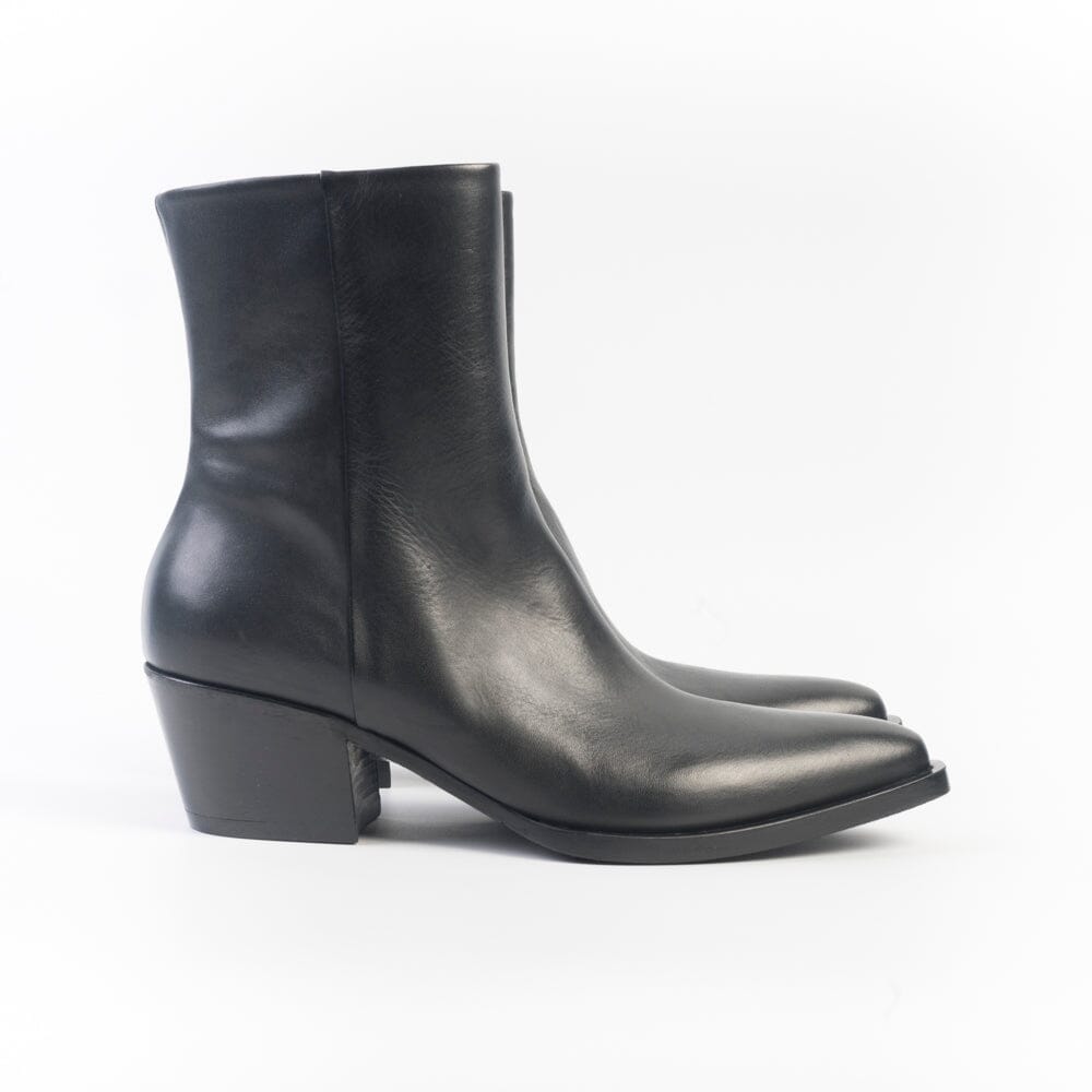 STRATEGIA - Stivaletto Texano - A5801 - Talco Nero Scarpe Donna Strategia