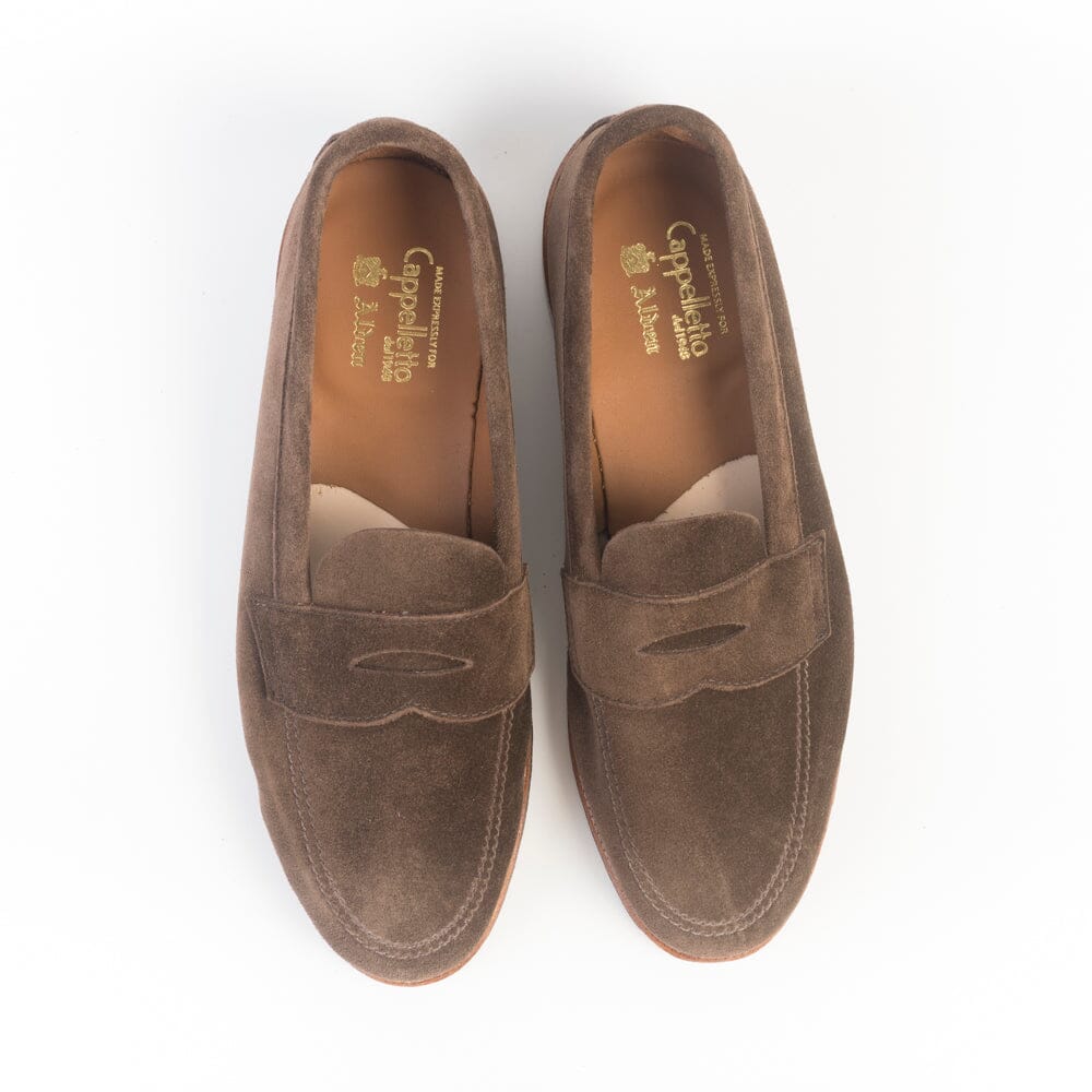 ALDEN - 5736F - Mocassino Sfoderato - Suede Hummus Scarpe Uomo Alden