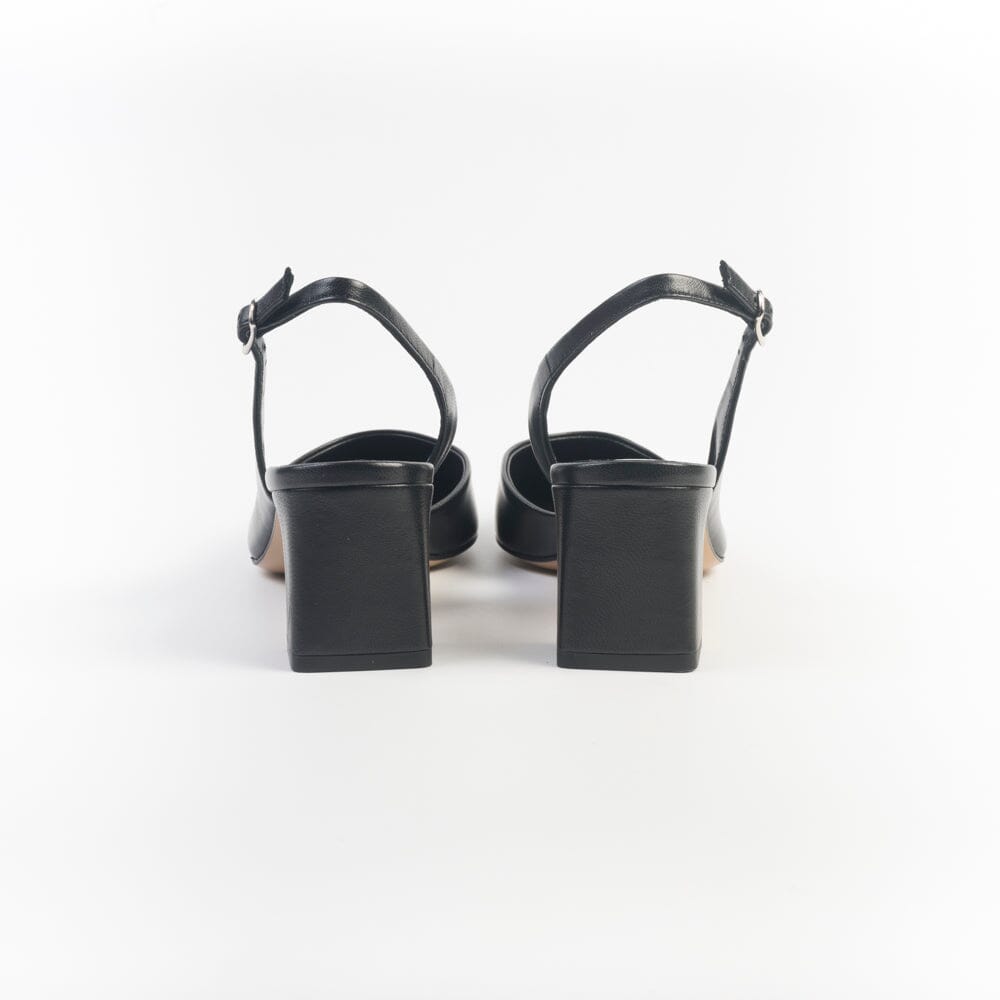 GUGLIELMO ROTTA - Sling Back - Alvin - Nappa Nero Scarpe Donna GUGLIELMO ROTTA
