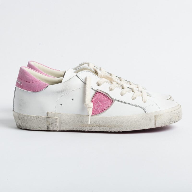 PHILIPPE MODEL - Sneakers PRLD VP18 - ParisX - Bianco Fucsia Scarpe Donna Philippe Model Paris