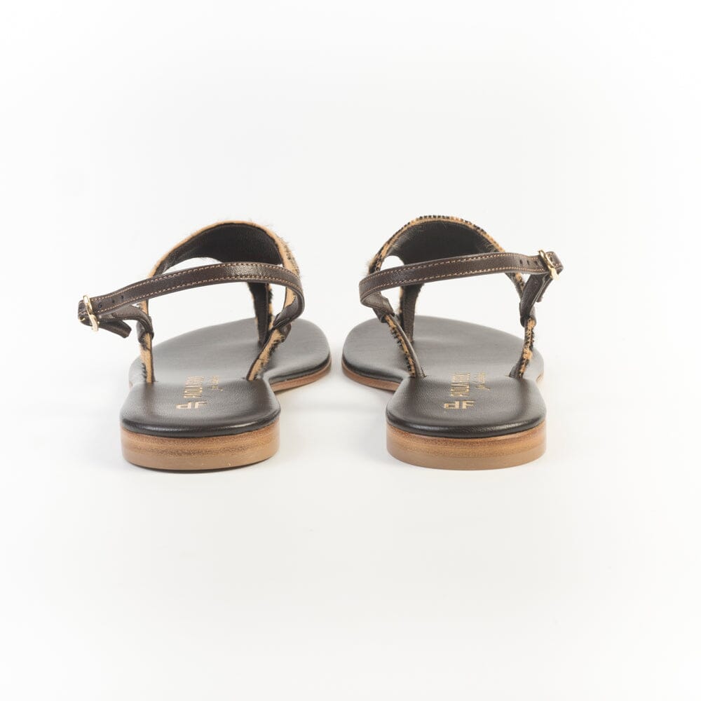 PAOLA FIORENZA - Sandali bassi infradito Triangolo - Cavallino Leo Scarpe Donna PAOLA FIORENZA
