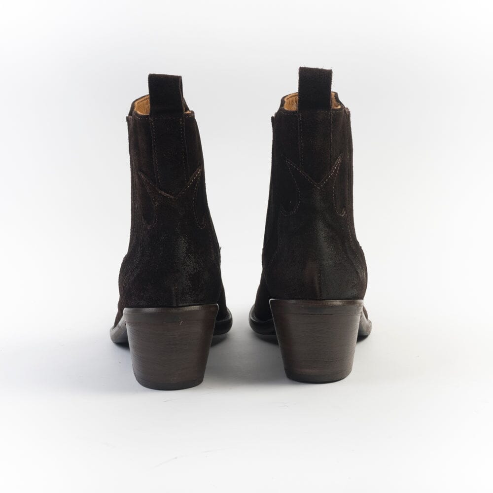 CAPPELLETTOSHOP - Stivaletto Texano 9500 - Sayo Caffè Scarpe Donna CAPPELLETTO 1948