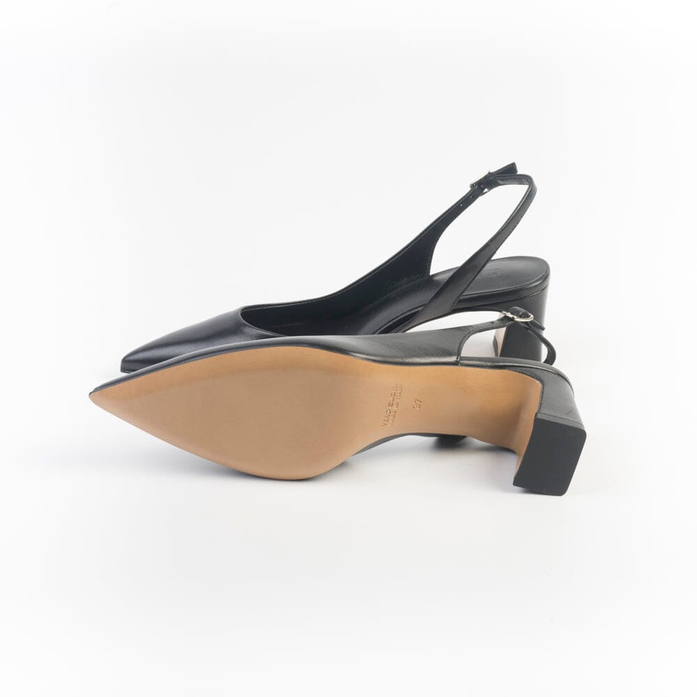 GUGLIELMO ROTTA - Sling Back - Alvin - Nappa Nero Scarpe Donna GUGLIELMO ROTTA