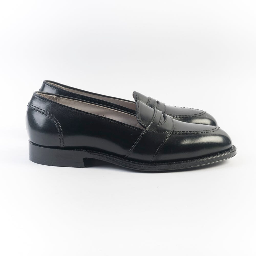 ALDEN - 6845 - Mocassino Full Strap - Cordovan Nero Scarpe Uomo Alden