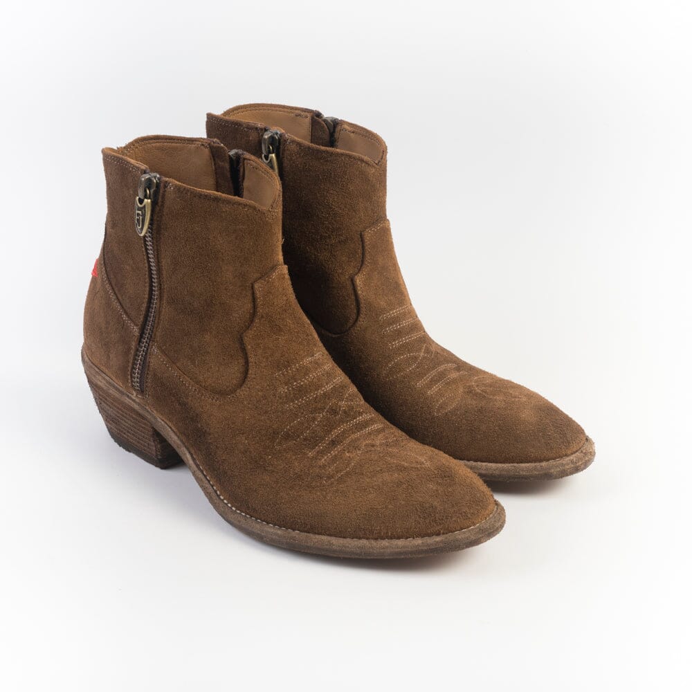 FAUZIAN JEUNESSE - Texano 3205 - Sughero - Cuoio Stella Rossa Scarpe Donna FAUZIAN JEUNESSE - Collezione Donna