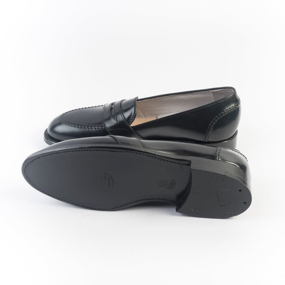 ALDEN - 6845 - Mocassino Full Strap - Cordovan Nero Scarpe Uomo Alden
