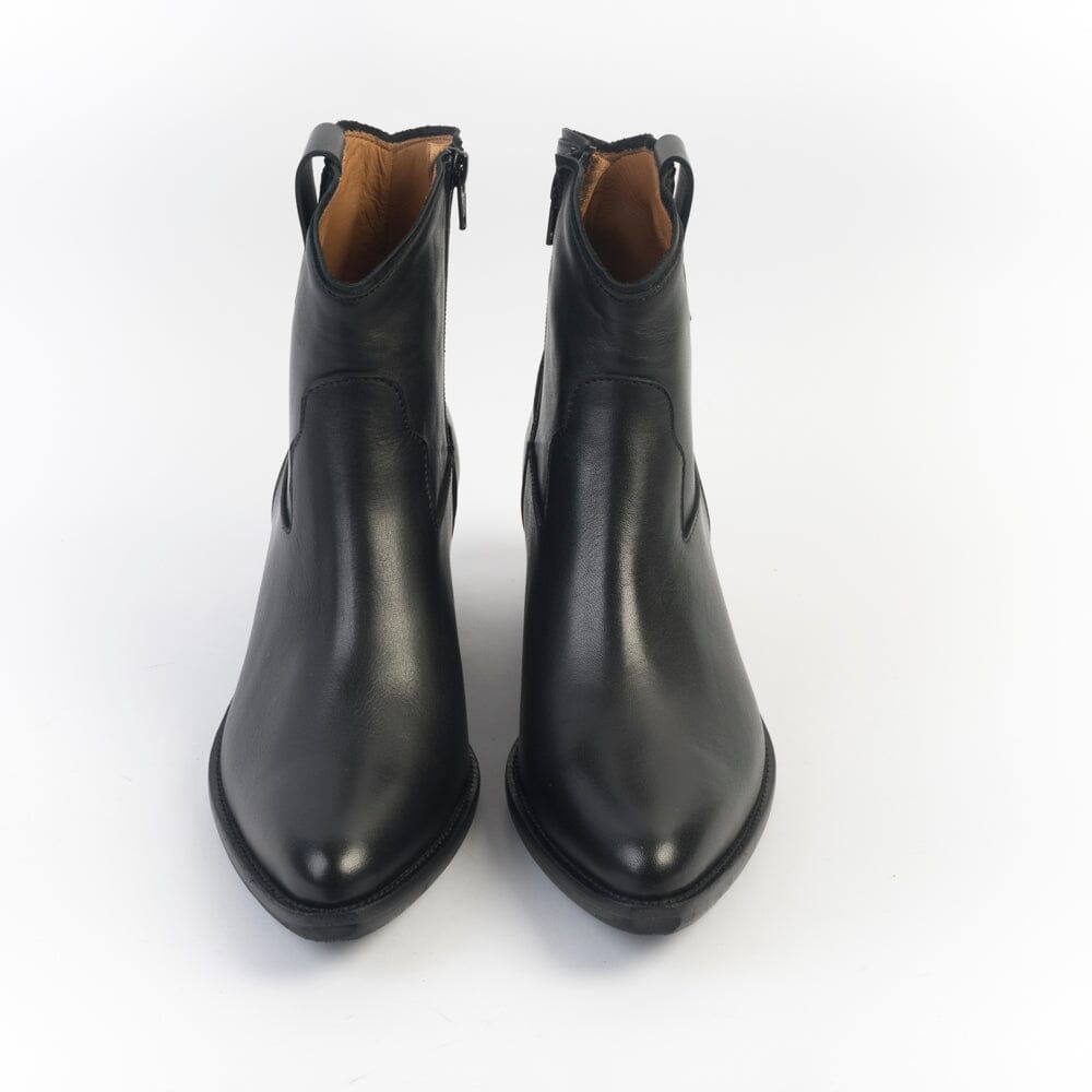 CAPPELLETTOSHOP - Stivaletto Texano 9515 - Nero Scarpe Donna CAPPELLETTO 1948