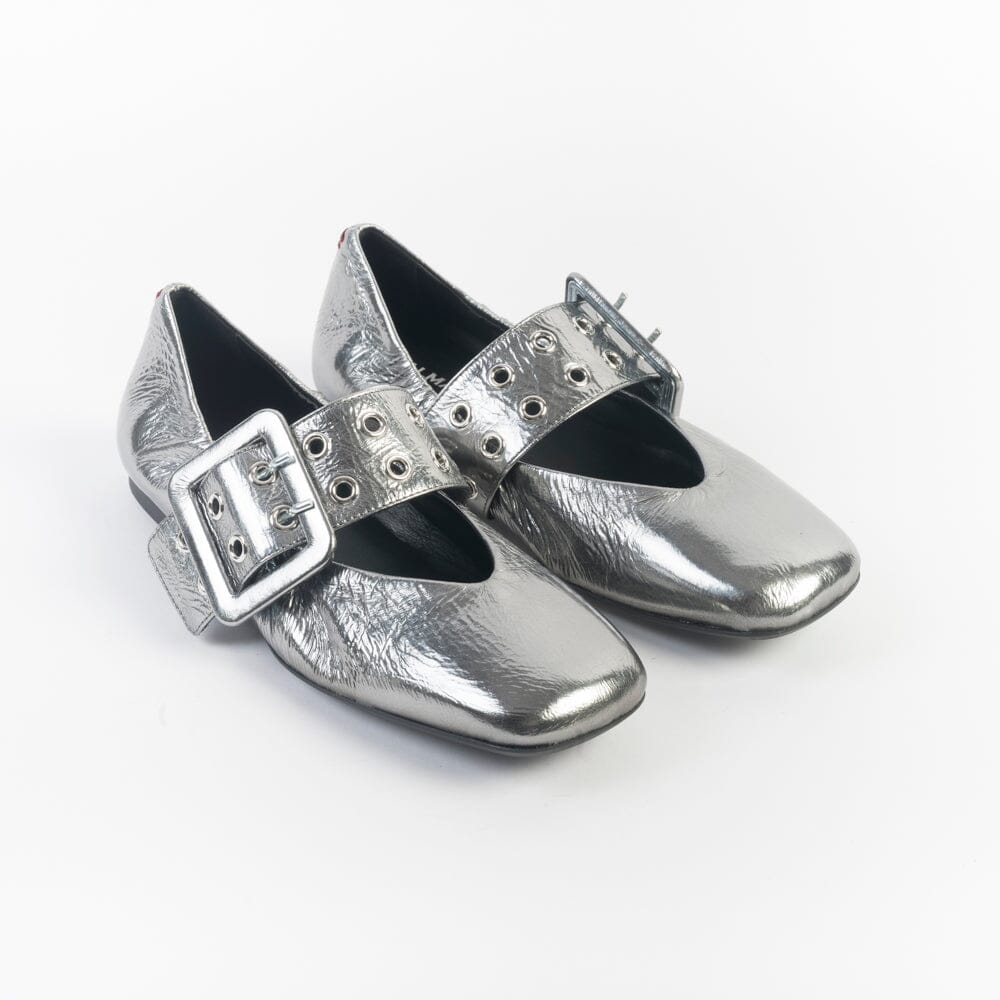 HALMANERA - Mary Jane - Peg 14 - Metal Acciaio Scarpe Donna HALMANERA