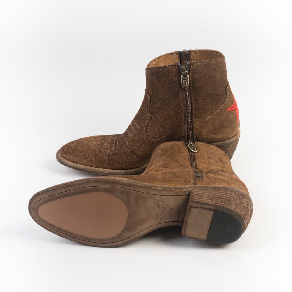 FAUZIAN JEUNESSE - Texano 3205 - Sughero - Cuoio Stella Rossa Scarpe Donna FAUZIAN JEUNESSE - Collezione Donna