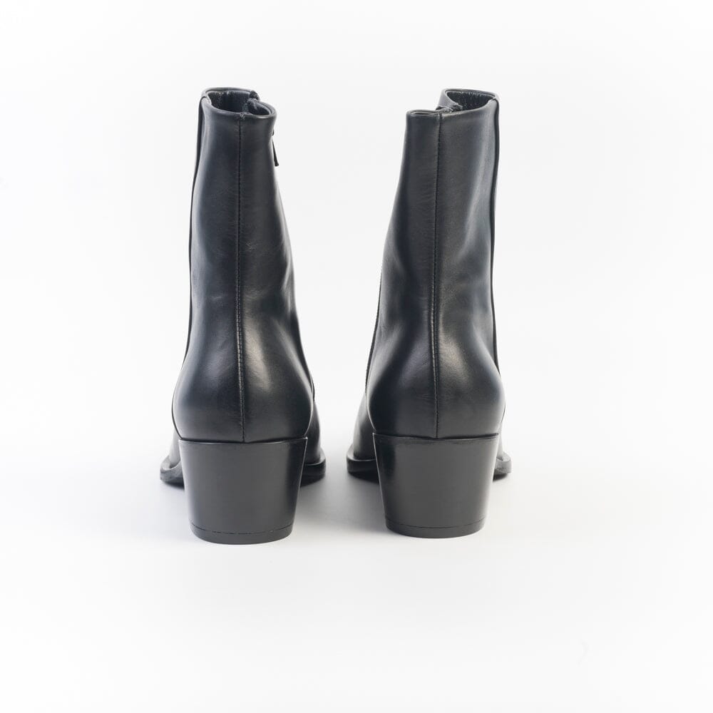 STRATEGIA - Stivaletto Texano - A5801 - Talco Nero Scarpe Donna Strategia