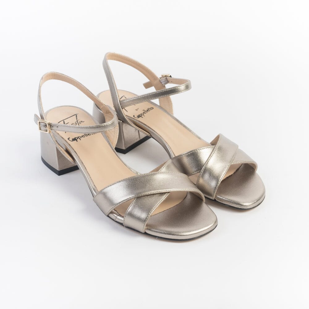 ROBERTO FESTA - Sandali con Tacco NEMESIA - Laminato Alba Scarpe Donna Roberto Festa