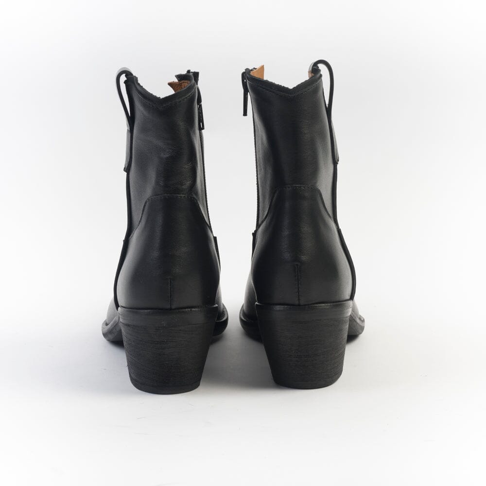 CAPPELLETTOSHOP - Stivaletto Texano 9515 - Nero Scarpe Donna CAPPELLETTO 1948