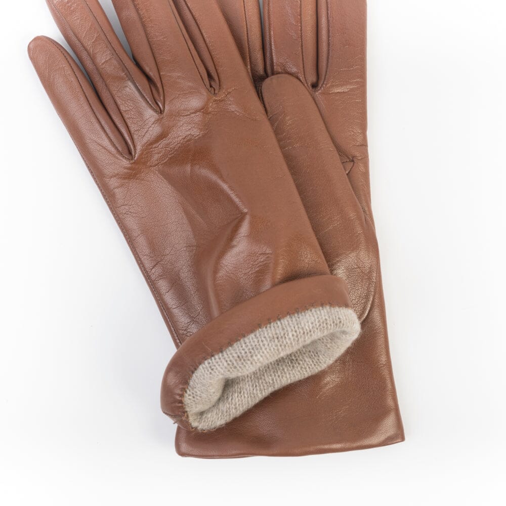 Cappellettoshop - Guanti pelle liscia - Cuoio Accessori Donna CappellettoShop