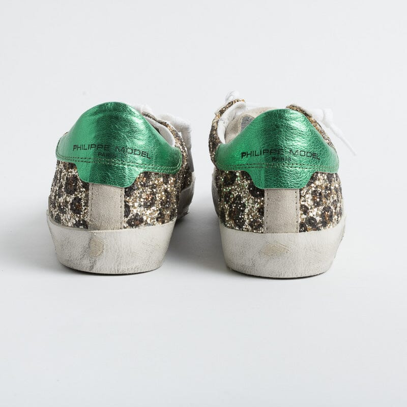 PHILIPPE MODEL - Sneakers PRLD GLM1 - ParisX - Leopard Glitter Scarpe Donna Philippe Model Paris
