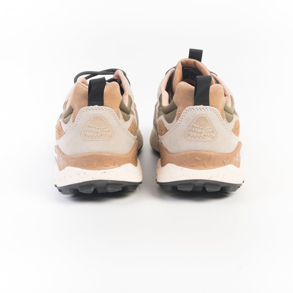 FLOWER MOUNTAIN - Sneakers Yamano 3 - 1E98 - Verde Brown Taupe Scarpe Uomo FLOWER MOUNTAIN