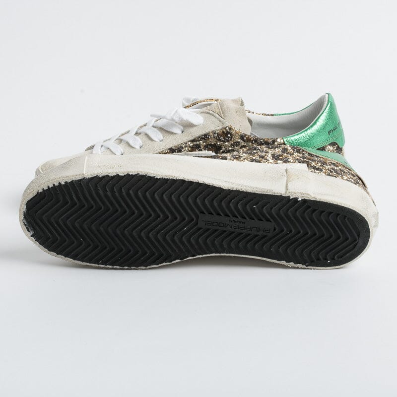 PHILIPPE MODEL - Sneakers PRLD GLM1 - ParisX - Leopard Glitter Scarpe Donna Philippe Model Paris