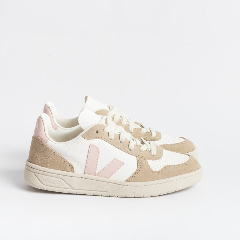 VEJA - V-10 VX0503299 - Bianco Rosa Scarpe Donna VEJA - Collezione Donna