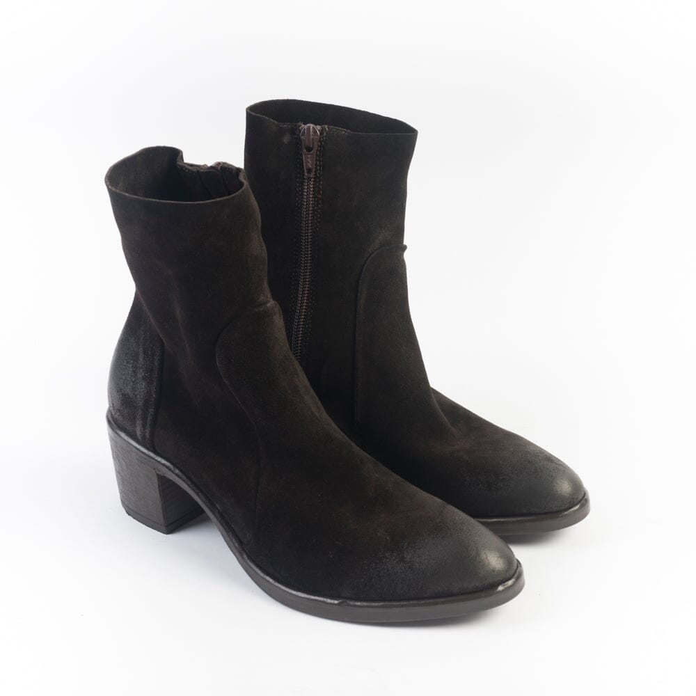 STRATEGIA - Stivaletto - A4560 - Camoscio Ebano Scarpe Donna Strategia