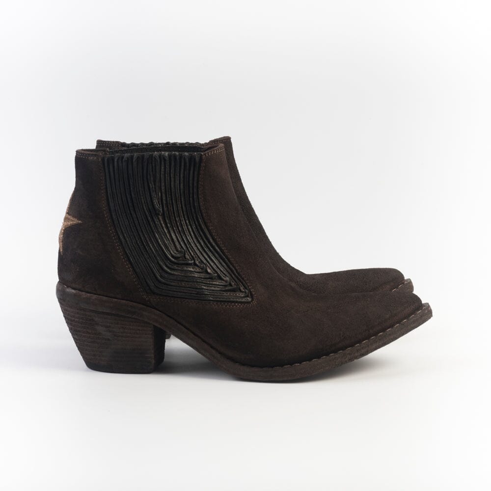 FAUZIAN JEUNESSE - Texano 3208 - Camoscio Ebano Scarpe Donna FAUZIAN JEUNESSE - Collezione Donna