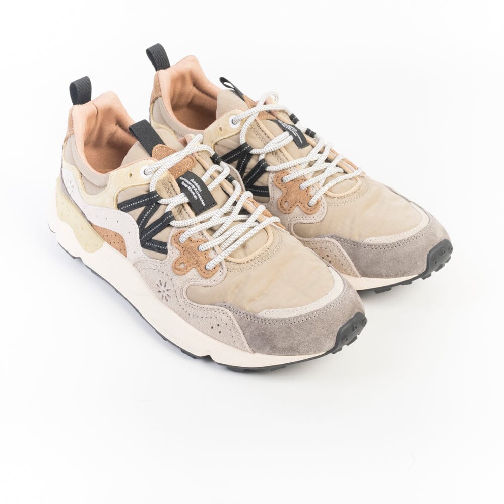 FLOWER MOUNTAIN - Sneakers Yamano 3 - 4D58 - Taupe Milk Scarpe Uomo FLOWER MOUNTAIN