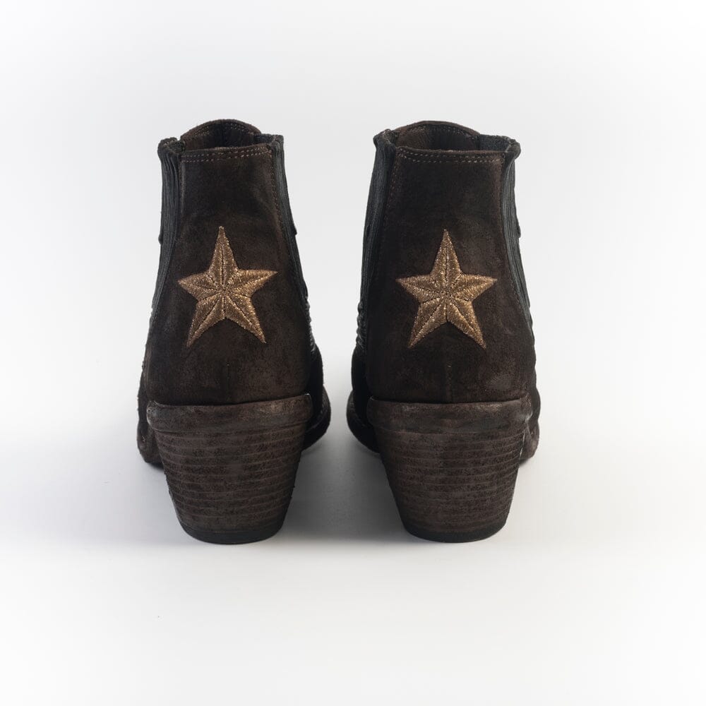 FAUZIAN JEUNESSE - Texano 3208 - Camoscio Ebano Scarpe Donna FAUZIAN JEUNESSE - Collezione Donna