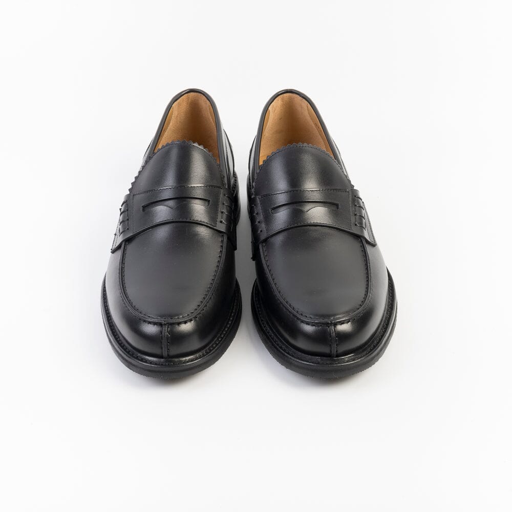 BERWICK 1707 - 11053 - Mocassino fondo Gomma - Pelle Nero Scarpe Uomo Berwick 1707