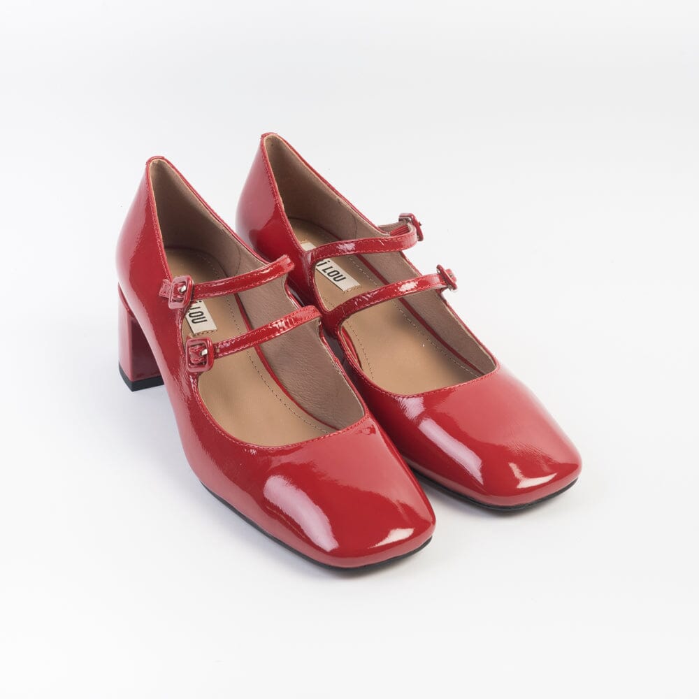 BIBI LOU Mary Jane Cardiff 632Z Red