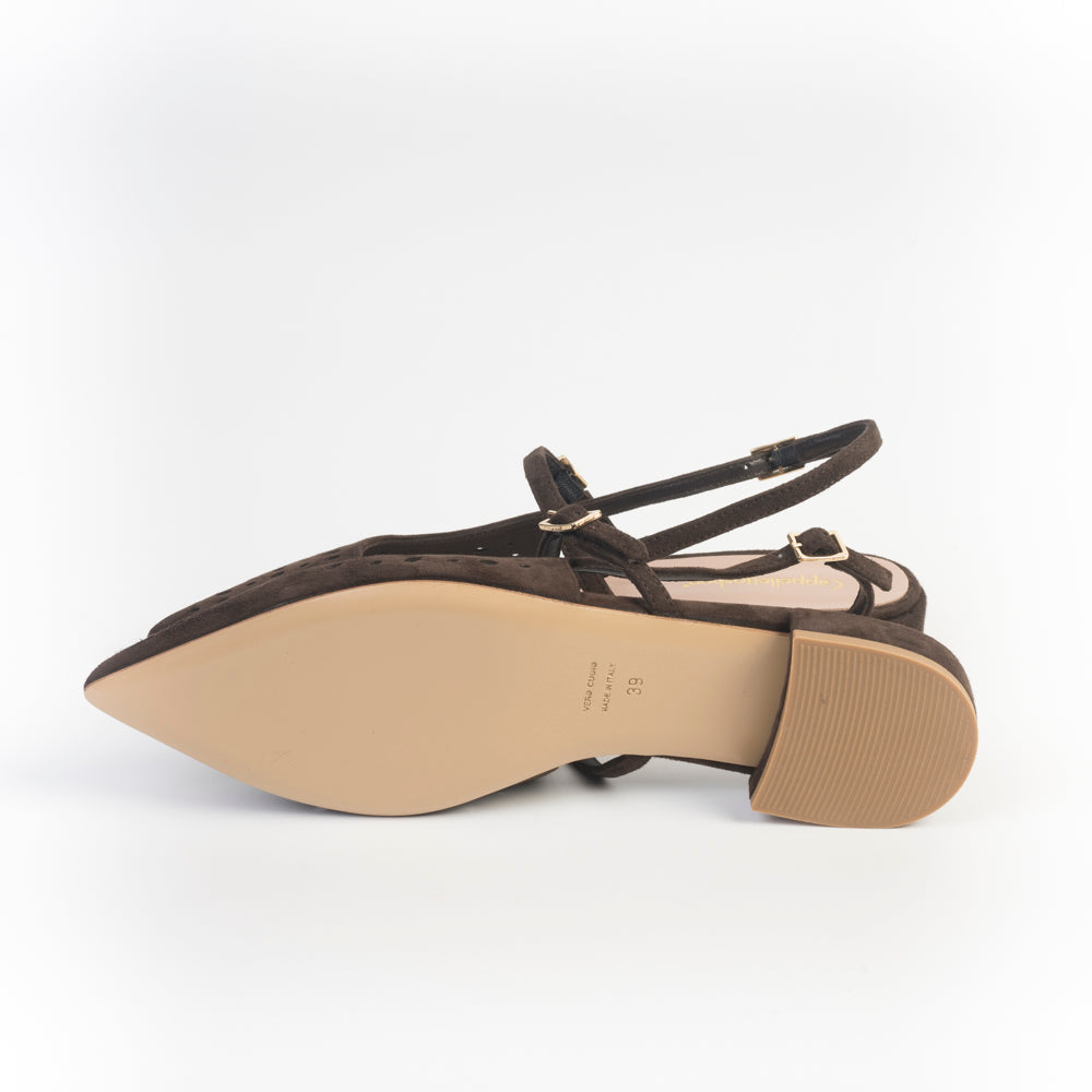 CappellettoShop - Sling Back - Pauline82 - Testa di Moro Scarpe Donna CAPPELLETTO 1948