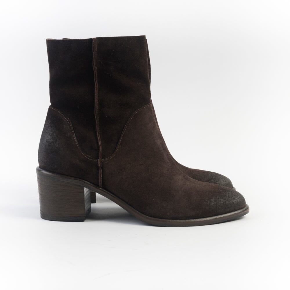 CAPPELLETTOSHOP - Stivaletto Texano 1951 - Sayo Caffè Scarpe Donna CAPPELLETTO 1948