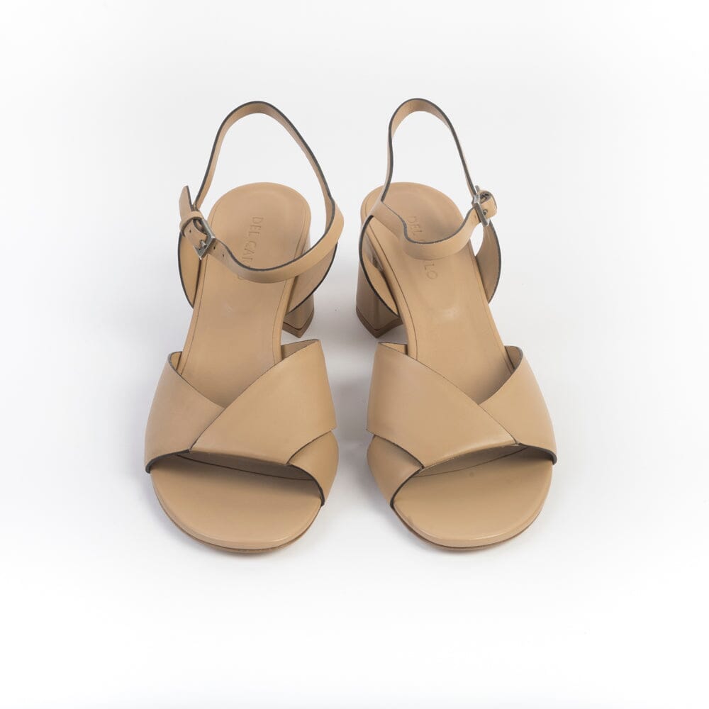 DEL CARLO - Sandali con Tacco - 11917 - Julia - Piuma Grano Scarpe Donna DEL CARLO