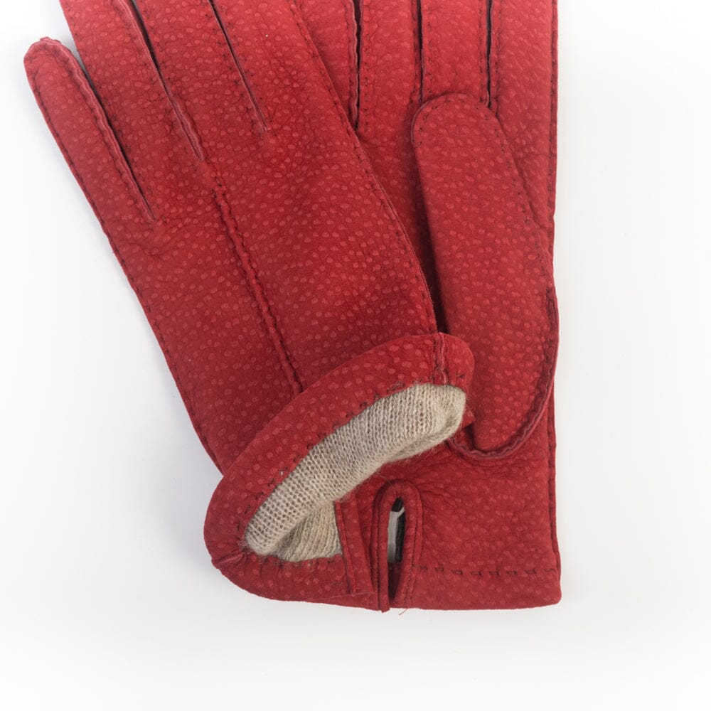 Cappellettoshop - Guanti pelle - Rosso Accessori Donna CappellettoShop