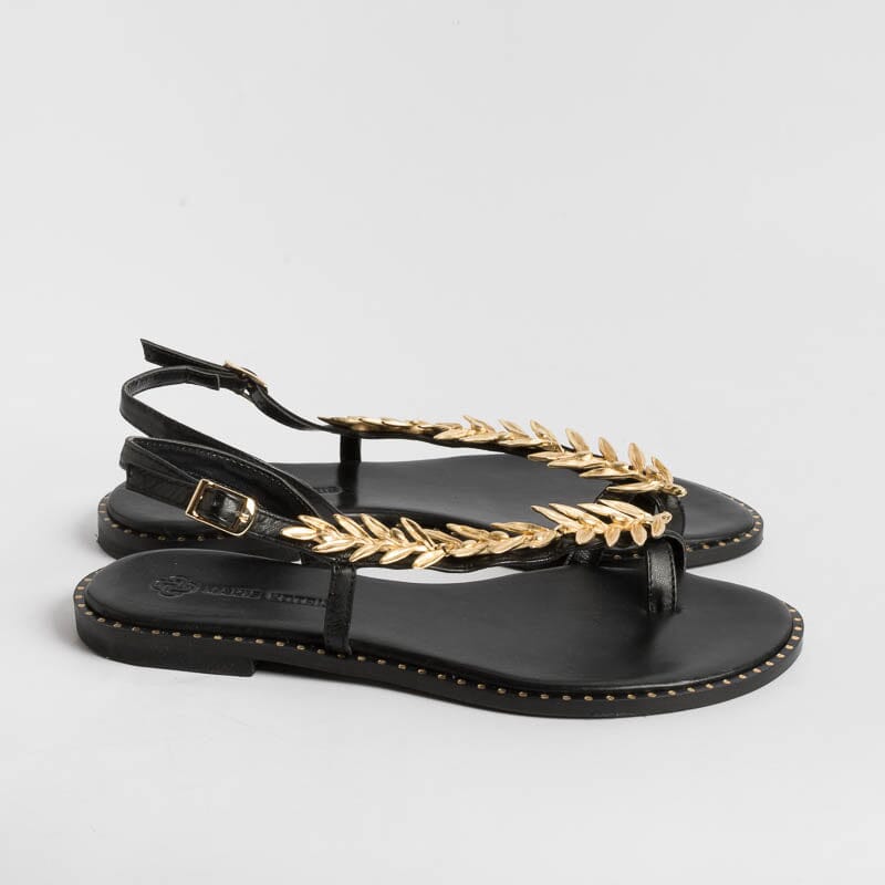 MAKIS KOTRIS - Sandali Bassi infradito K870 - Nero Scarpe Donna MAKIS KOTRIS