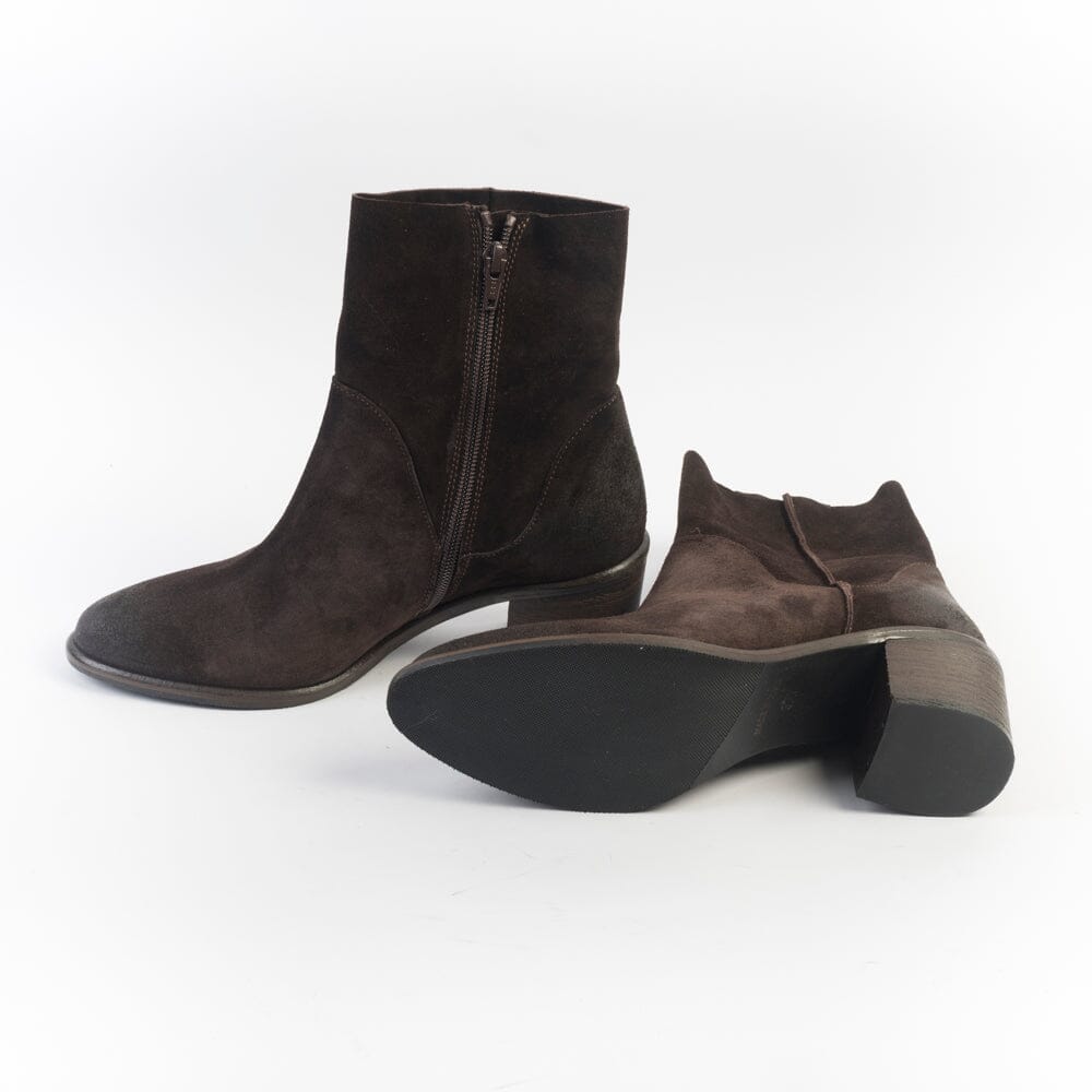 CAPPELLETTOSHOP - Stivaletto Texano 1951 - Sayo Caffè Scarpe Donna CAPPELLETTO 1948