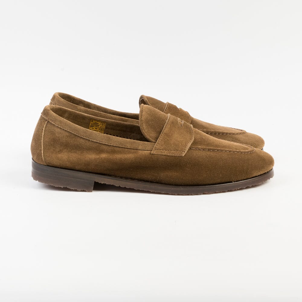 HENDERSON - Mocassino - 70416 - Suede Birra Scarpe Uomo HENDERSON
